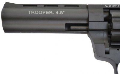 Револьвер флобера Trooper 4,5" черный/пластик