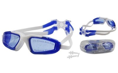 Очки, беруши для плавания с застежкой SEALS HP-8600