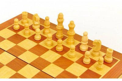 Шахматы, шашки, нарды 3 в 1 деревянные Zelart Sport W7721
