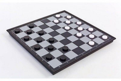 Шахматы, шашки, нарды 3 в 1 дорожные пластиковые магнитные Zelart Sport