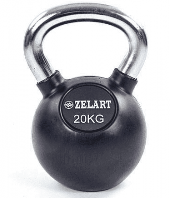 Гиря обрезиненная Zelart Sport кроссфит 20 кг