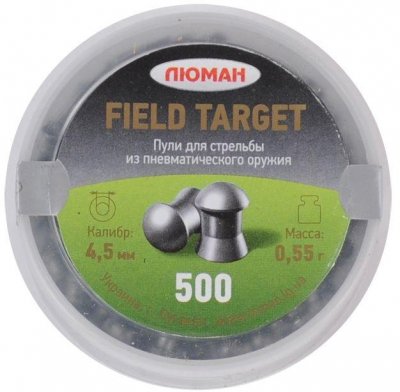 Пули "Люман" Field Target 0,55 г 500 шт./уп.