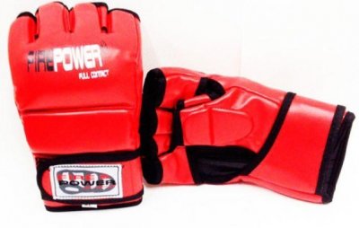Перчатки для ММА FirePower FPMG1 Red
