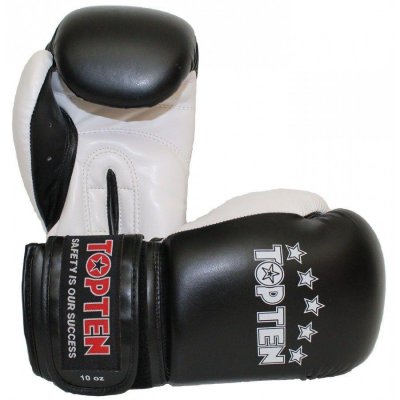 Боксерские перчатки TOP TEN NKII черные