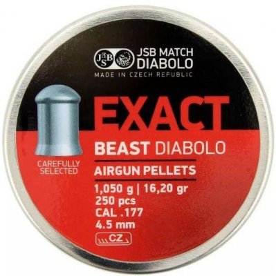 Пули JSB Diabolo Exact Beast 1.05 г, кал. 4.52 мм (250 шт)