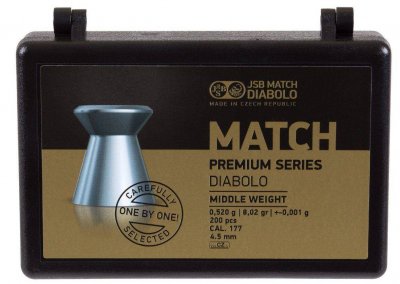Пули JSB Match Premium middle (0.52 г, кал. 4.5 мм)