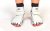 Защита стопы носки-футы для тхэквондо Zelart Sport WTF BO-2601 (белая)