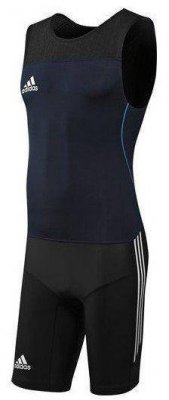 Тяжелоатлетическое трико Adidas WC Lite Suit Women синее