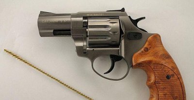 Револьвер флобера Stalker 3" Титан, коричневые накладки