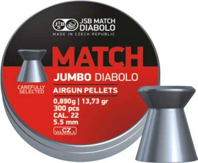 Пули JSB Diabolo Jumbo Match (0.89 г, кал. 5.5 мм)