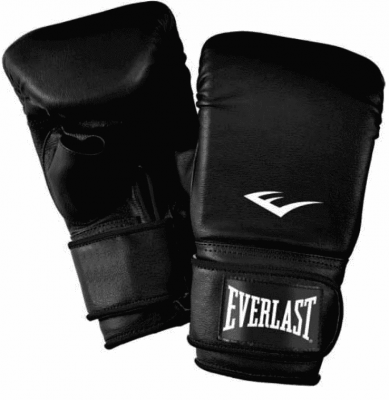 Снарядные перчатки Everlast Martial Arts PU (черные)