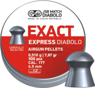 Пули JSB Diabolo Exact Express (0.51 г, кал. 4.52 мм)
