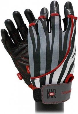 Перчатки для фитнеса Mad Max Nine-eleven MFG-911 зебра
