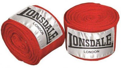 Бинты Lonsdale 3.5m Pro Handwrap красные