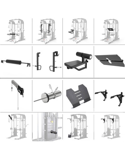 Силова рама HMS CYKLOP 4 SMITH MACHINE SEMI COMERCIAL