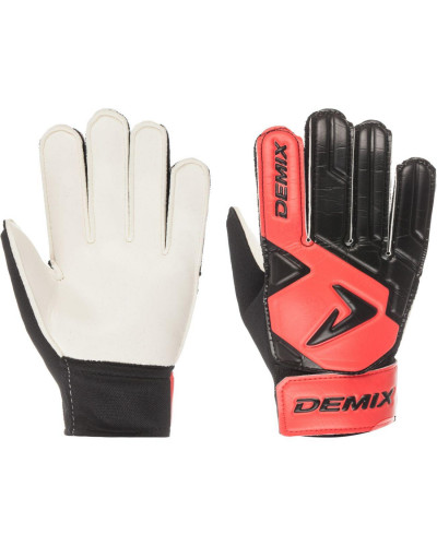 Перчатки вратарские юниорские Demix Kid's Goalkeeper Gloves красные