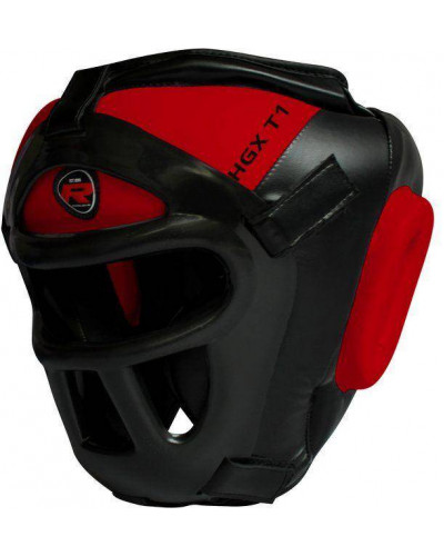 Боксерский шлем тренировочный RDX Guard Red