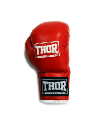 Боксерские перчатки THOR JUNIOR (PU) красные