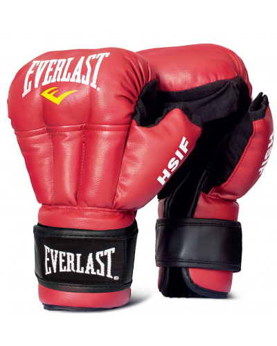 Перчатки для единоборств Everlast HSIF PU красные