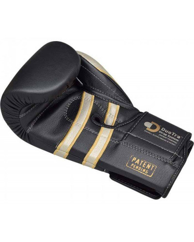 Боксерські рукавички RDX Leather (чорно-білі)