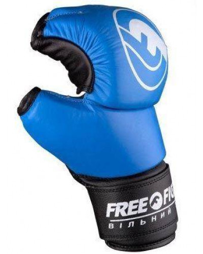 Перчатки для ММА Free-Fight FF-FG-1-BK синие