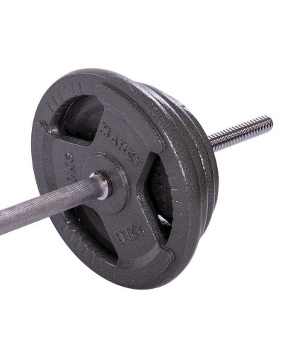 Штанга стальная наборная Zelart Sport 57 кг( гриф 1,8м, 28 мм)