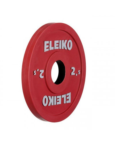 Олимпийский цветной диск для соревнований и тренировок Eleiko 2,5 кг