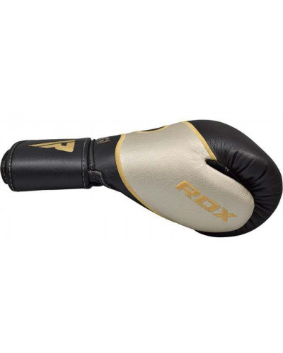 Боксерські рукавички RDX Leather (чорно-білі)