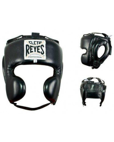 Боксерский шлем CLETO REYES Cheek Protection Headgear (черный)