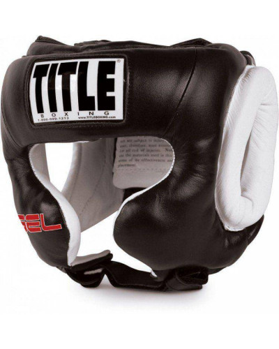 Шлем TITLE GEL World Traditional Training Headgear (черный)