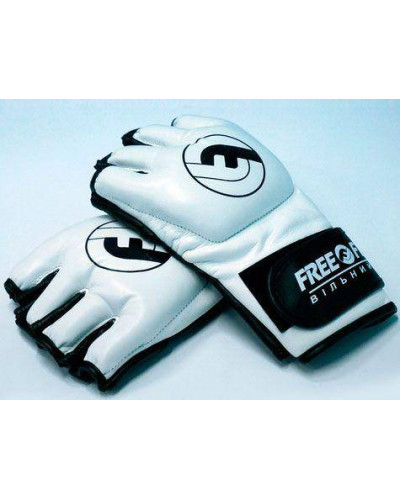 Перчатки для ММА Free-Fight Gloves FF-FG-2-W белые