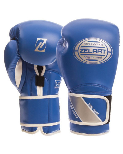 Боксерские перчатки Zelart Classic Boxing Blue