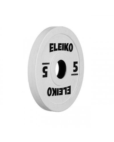 Олимпийский цветной диск для соревнований и тренировок Eleiko 5 кг