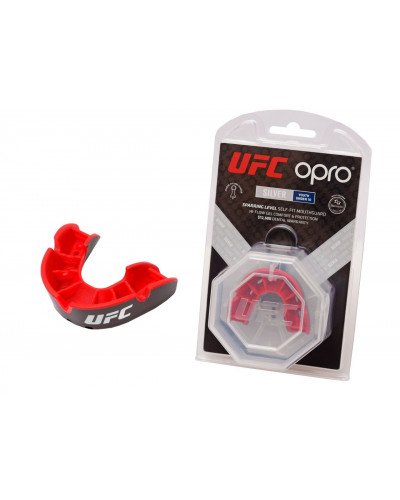 Капа боксерская Opro Junior Silver UFC Hologram