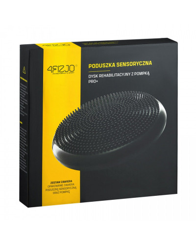 Балансировочная подушка (сенсомоторная) массажная 4FIZJO 4FJ0021 Black