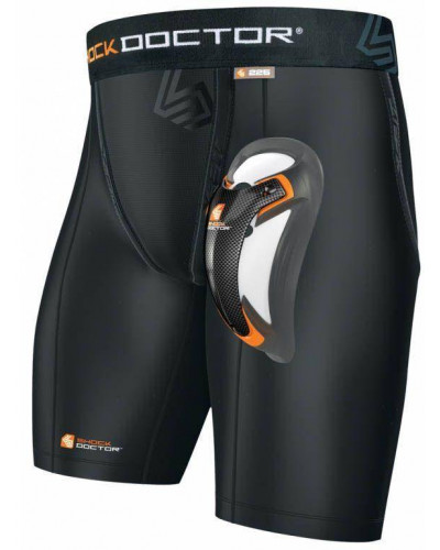 Компресс-шорты SHOCK DOCTOR Ultra Compression с ракушкой из карбона