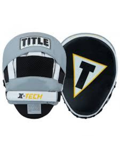 Лапи TITLE Icon I-Tech Punch Mitts (чорно-біло-сірі)