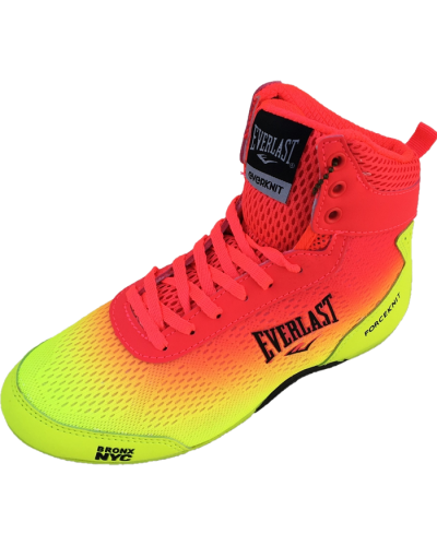 Боксерки Everlast Forceknit желто-розовые