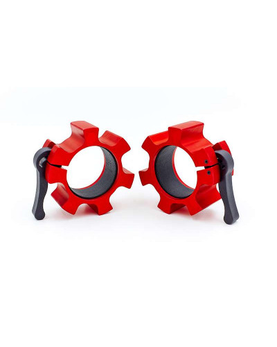 Замки алюминиевые (2шт) Lock-Jaw PRO с фиксатором для грифа 50мм