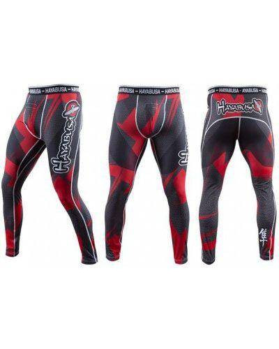 Компрессионные штаны Hayabusa Metaru Red