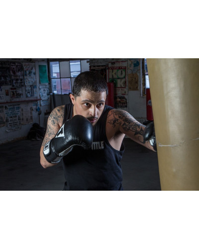 Боксерские перчатки Title Boxing Pro Style Leather (черные)
