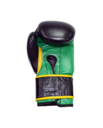 Боксерские перчатки THOR SHARK (Leather) зеленые