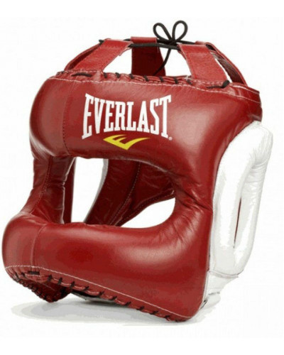 Боксерский шлем EVERLAST MX Headgear (красный)