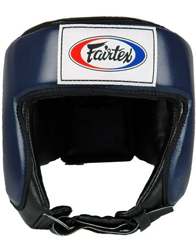 Турнирный боксерский шлем Fairtex (HG9-bl) синий