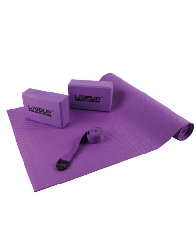 Набор для йоги YOGA SET фиолетовый