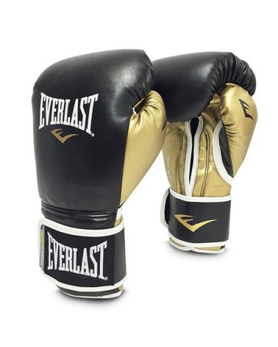 Боксерские перчатки EVERLAST Powerlock Pro Fight Boxing Black