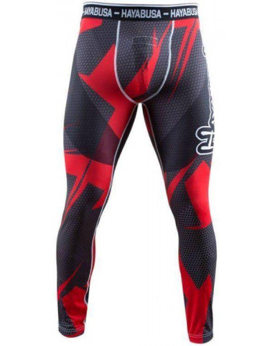 Компрессионные штаны Hayabusa Metaru Red