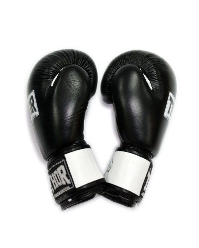 Боксерские перчатки THOR SPARRING (PU) черно-белые