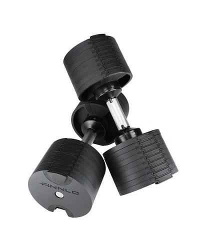 Гантели со стойкой 2 x 20 кг Finnlo Smart Lock