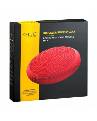 Балансировочная подушка (сенсомоторная) массажная 4FIZJO 4FJ0052 Red